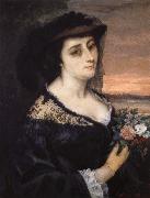 Portrait of Laure Borreau Gustave Courbet